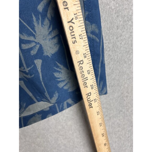 Trunks Mens Performance Multi-Functional Shorts Casual Swim Size 34 Blue Palms - Picture 9 of 11